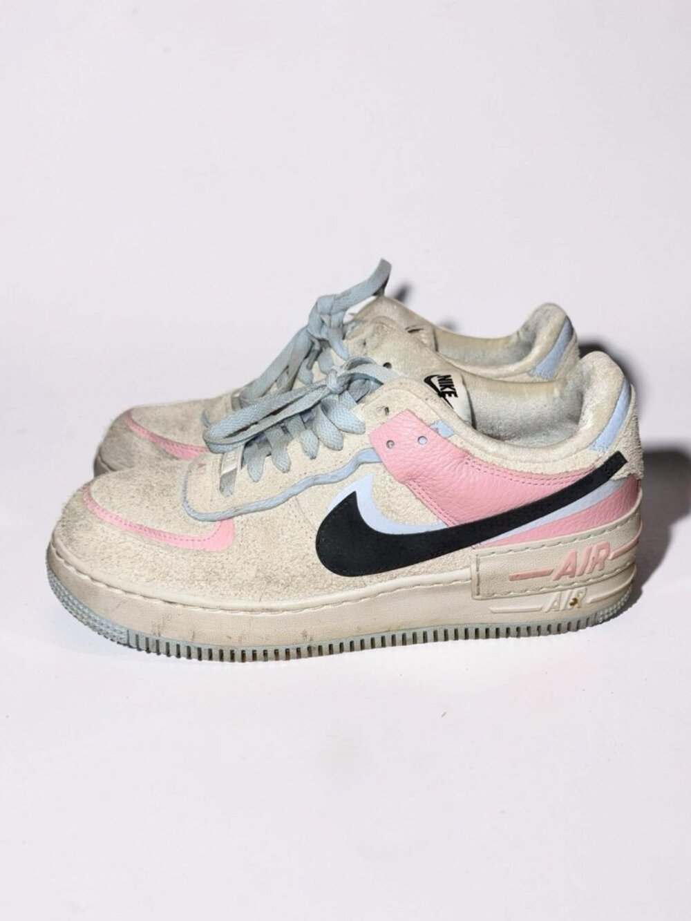 Nike Air Force 1 Shadow Women’s Size 9 Pink Blue Black Sail Sneakers Shoes